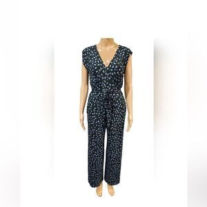 Loft women’s WIDE LEG jumpsuit size xs, EUC MULTICOLORED